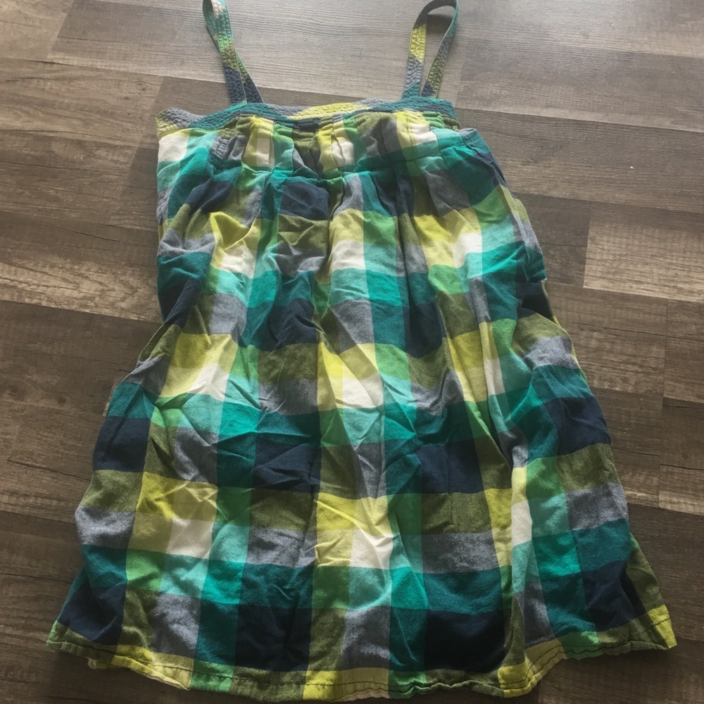 Billabong Plaid Summer Shift Dress-M 🐬